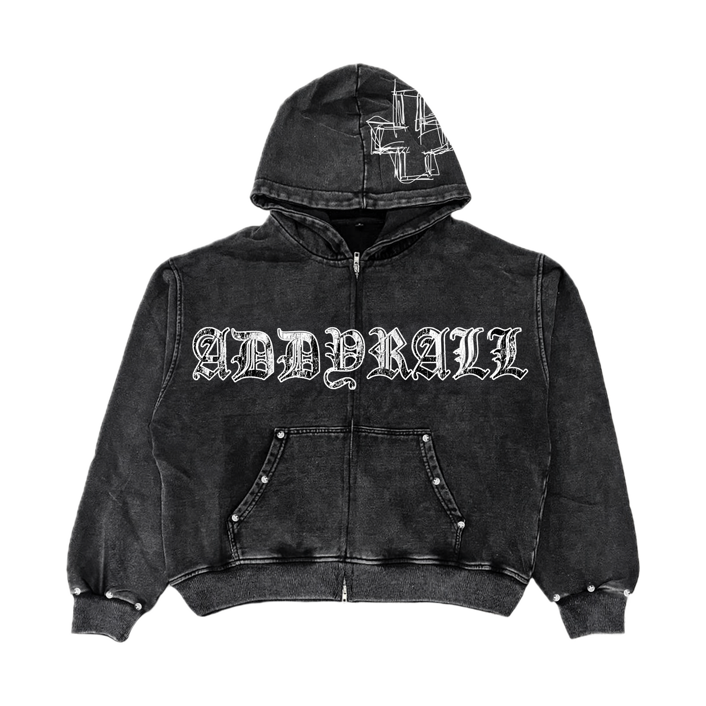 “Send The Addy” Distinct Zip-Up